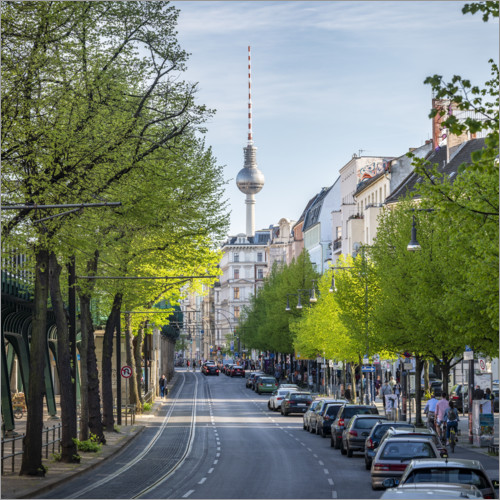Poster Fernsehturm à Berlin Mitte