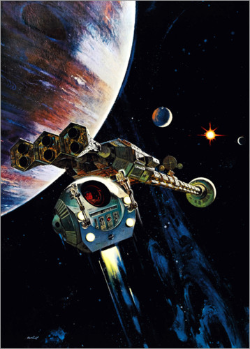 Poster 2001, l'Odyssée de l'espace