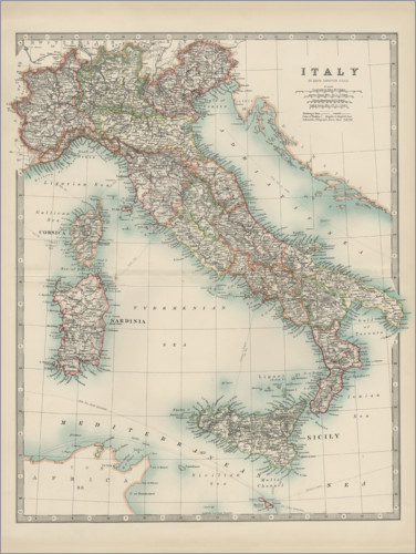 Poster L'Italie au 19ème siècle (anglais)