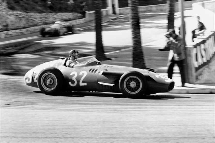 Poster Juan Manuel Fangio, Grand Prix de Monaco, Monte-Carlo 1957