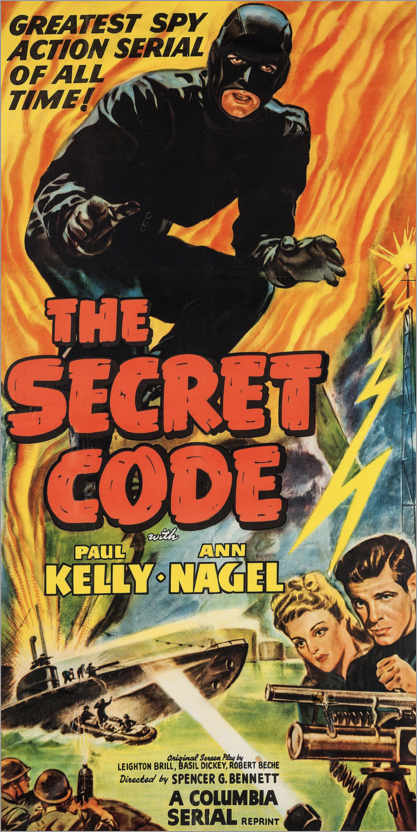 Poster The secret code (le code secret)