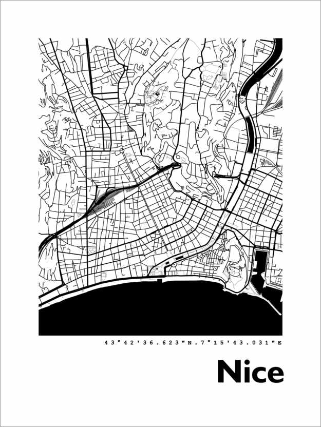 Poster Plan de Nice