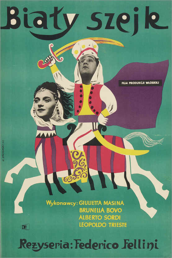 Poster Le cheikh blanc (polonais)