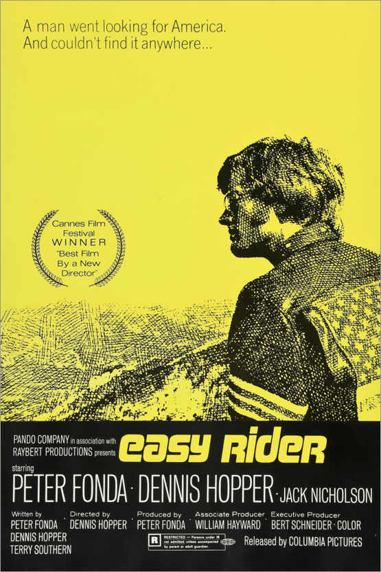 Poster Easy Rider (anglais)