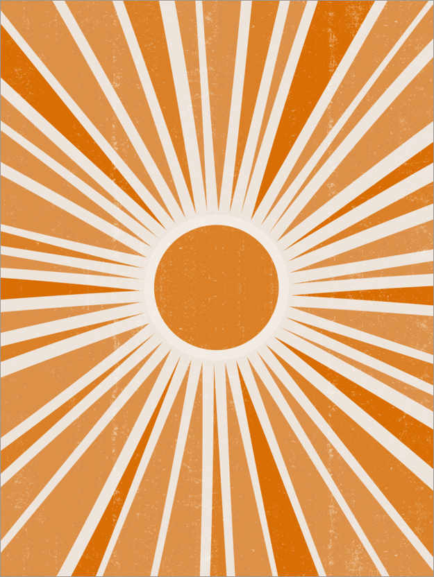 Poster Soleil moderne