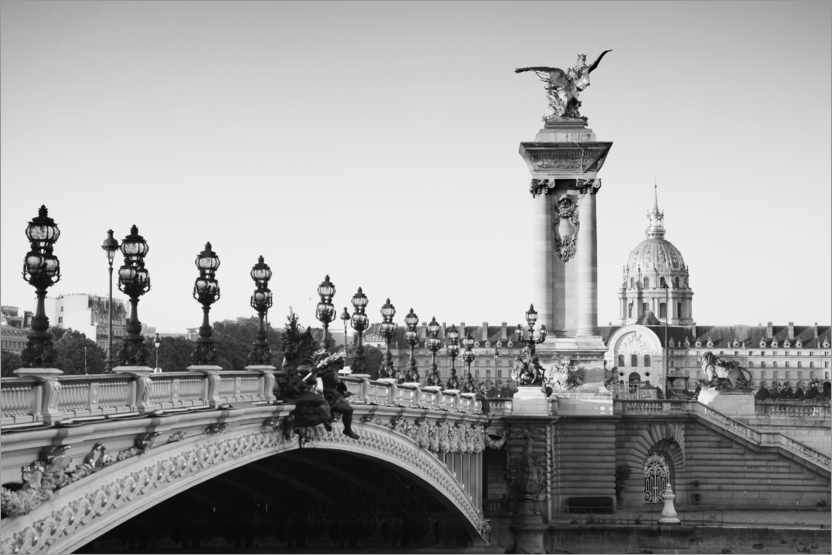 Poster Pont Alexandre III Paris au lever du soleil