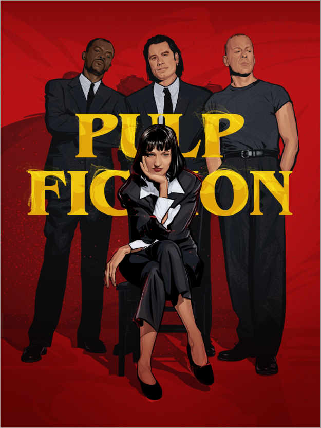 Poster Pulp Fiction Gang