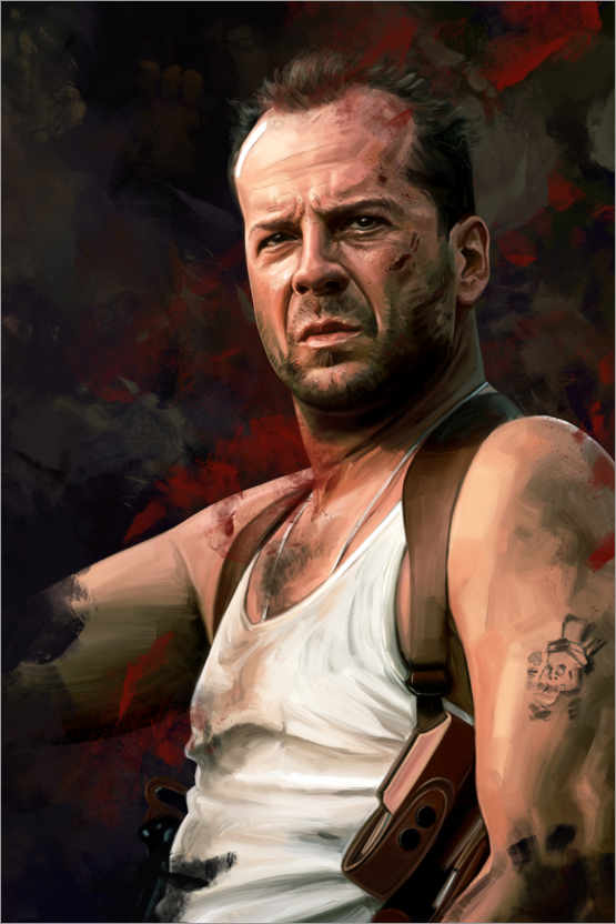 Poster John McClane - Die Hard