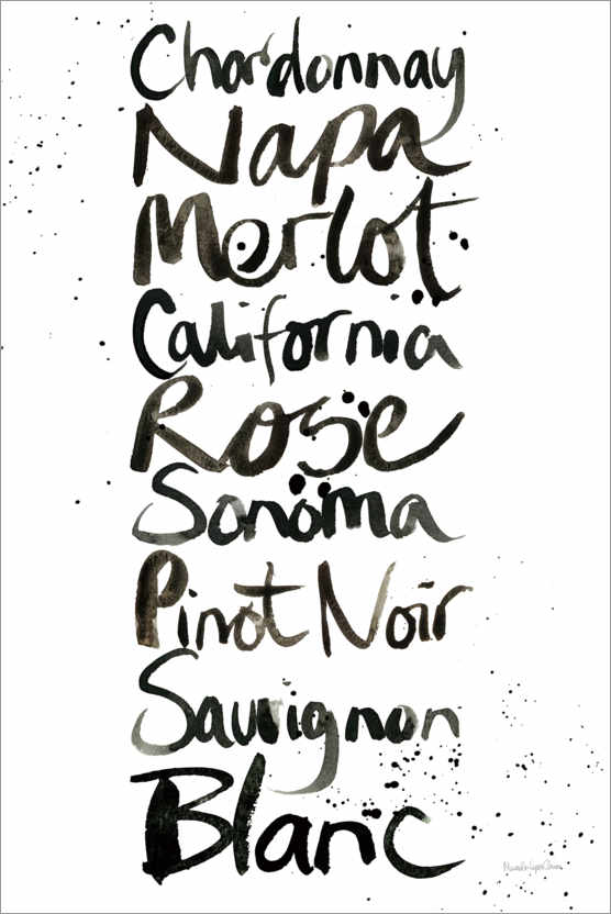 Poster Popular Wines