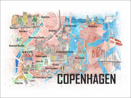 Poster  Plan de Copenhague (anglais) - M. Bleichner