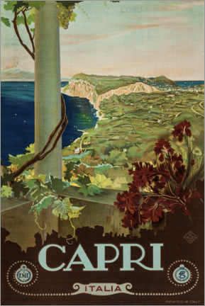 Poster Capri, Italie