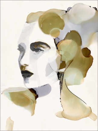 Sticker mural  Portrait de femme - Victoria Borges
