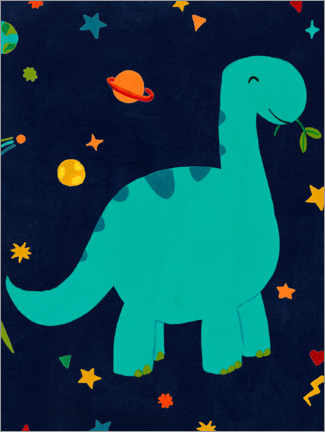 Poster Dino de l’espace IV
