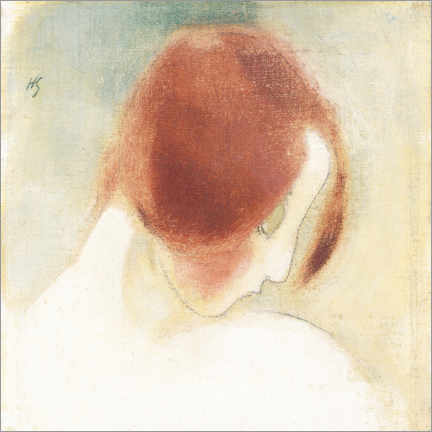 Poster  La fille rousse II - Helene Schjerfbeck