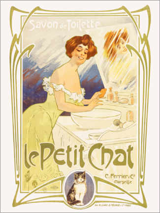 Poster Savon le Petit Chat