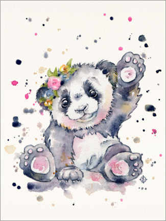 Tableau sur toile  Petit panda - Sillier Than Sally