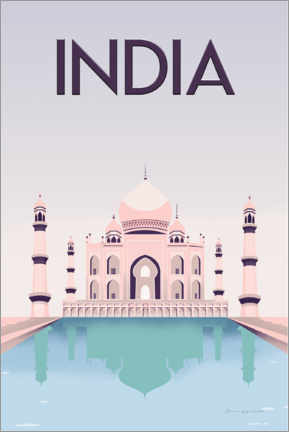 Poster  Inde (anglais) - Omar Escalante