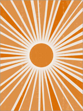 Tableau en PVC  Soleil moderne - Olga Telnova