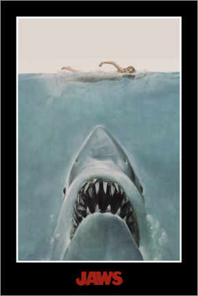 Poster Les Dents de la mer - nageuse