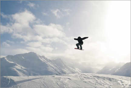 Poster  Snowboarder - Daniel Schoenen
