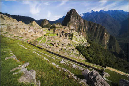 Poster  Ruines incas de Machu Picchu dans les Andes du Pérou - Matthew Williams-Ellis