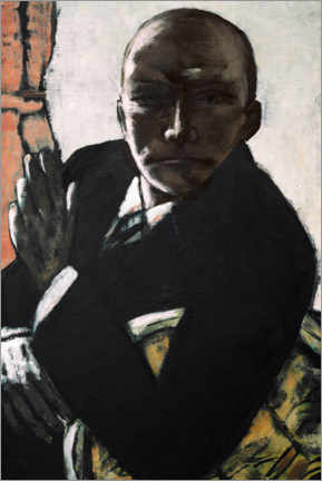 Poster Autoportrait en noir