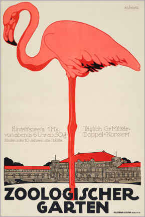 Poster Zoological Garden (german)