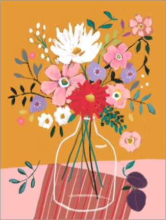 Poster Bouquet coloré