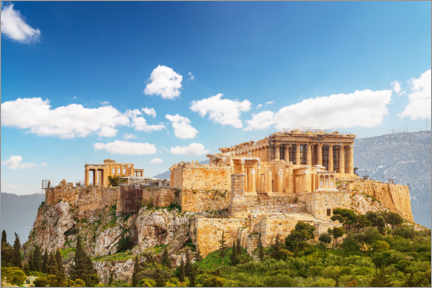 Poster  L'Acropole d'Athènes, Grèce - George Pachantouris