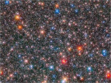 Poster  Stars in bulge of Milky Way, Hubble image - NASA
