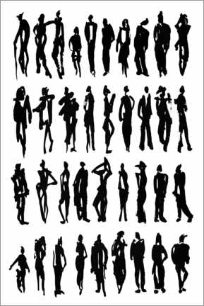 Poster Silhouettes