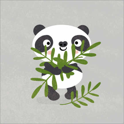 Tableau sur toile  Panda - for you - Julia Reyelt