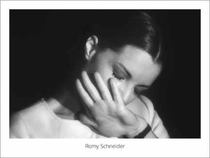 Tableau en verre acrylique  Romy Schneider