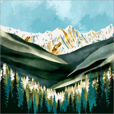 Poster Ivory mountains