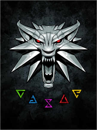 Poster The Witcher Wolf