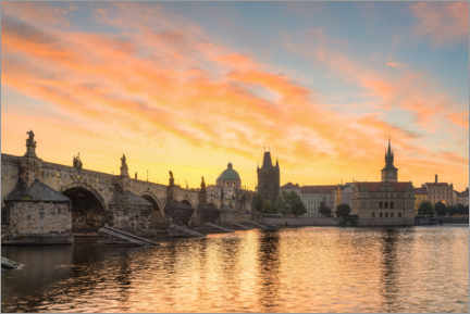 Poster  Sunrise in Prague - Michael Valjak