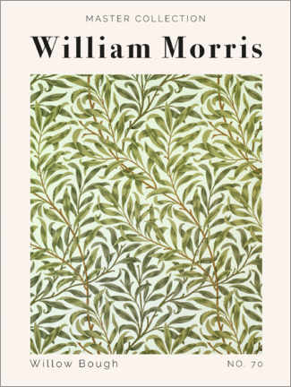 Tableau en plexi-alu  Willow Bough No. 70 - William Morris