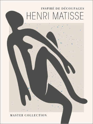 Poster Henri Matisse - Inspiré de découpages I