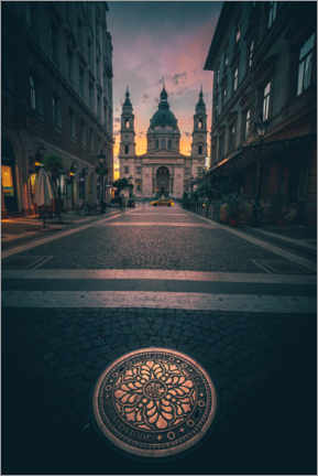 Poster  St. Stephen's Basilica in Budapest - Jan Wehnert