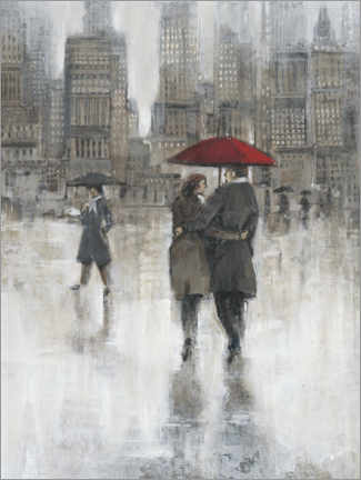 Poster Rain in the City II