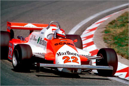 Tableau en PVC  Mario Andretti, American racing driver