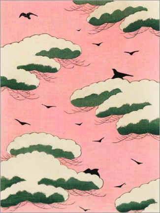 Tableau en PVC  Traditional Japanese Pink Sky - Watanabe Seitei