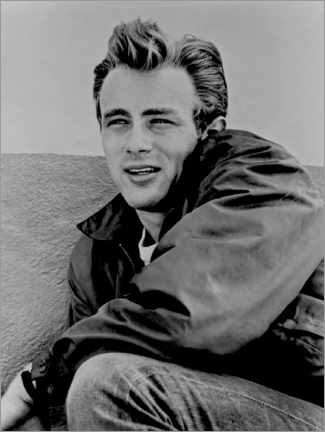 Poster  James Dean, Rebel without a cause, 1955