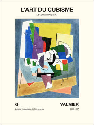 Tableau sur toile  L'art du cubisme No.6 - Georges Valmier