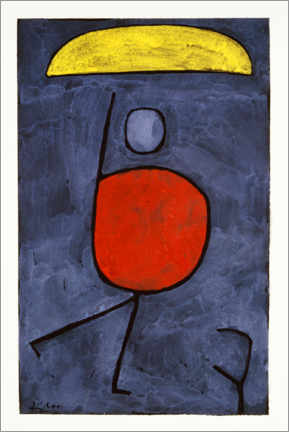 Sticker mural  The Umbrella - Paul Klee