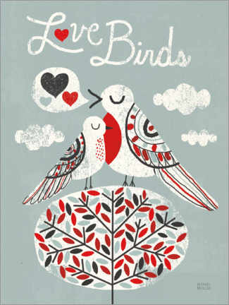 Poster  Love Birds - Michael Mullan