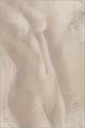 Tableau en verre acrylique  Free, female nude - Isabella Karolewicz