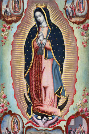 Poster  Notre-Dame de Guadalupe - Nicolas Enriquez