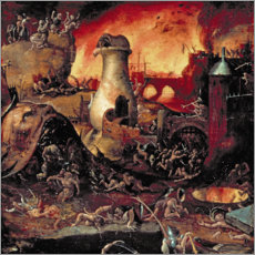 Tableau sur toile  L'Enfer - Hieronymus Bosch