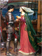 Sticker mural  Tristan et Isolde - John William Waterhouse